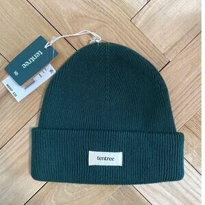 New Tentree Alden Eco-Friendly Cotton Beanie, Forest Pine One Size